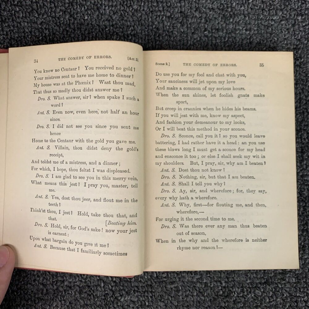 1897 The Plays Of William Shakespeare Lot Of 15 Red Doubleday Henry Morley - Picture 10 of 16